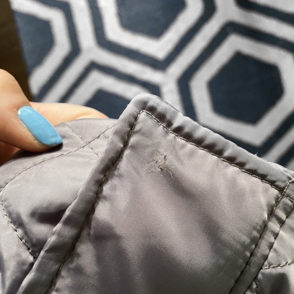 🐑 GABRIELLA VICENZA GREY SHIMMERY PUFFER JACKET! - Picture 12 of 12